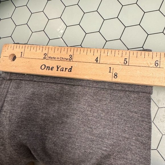 Eileen Fisher Capri Pants Womens LP Gray Pull On Stretch Elastic Soft Cuffed - Picture 7 of 10